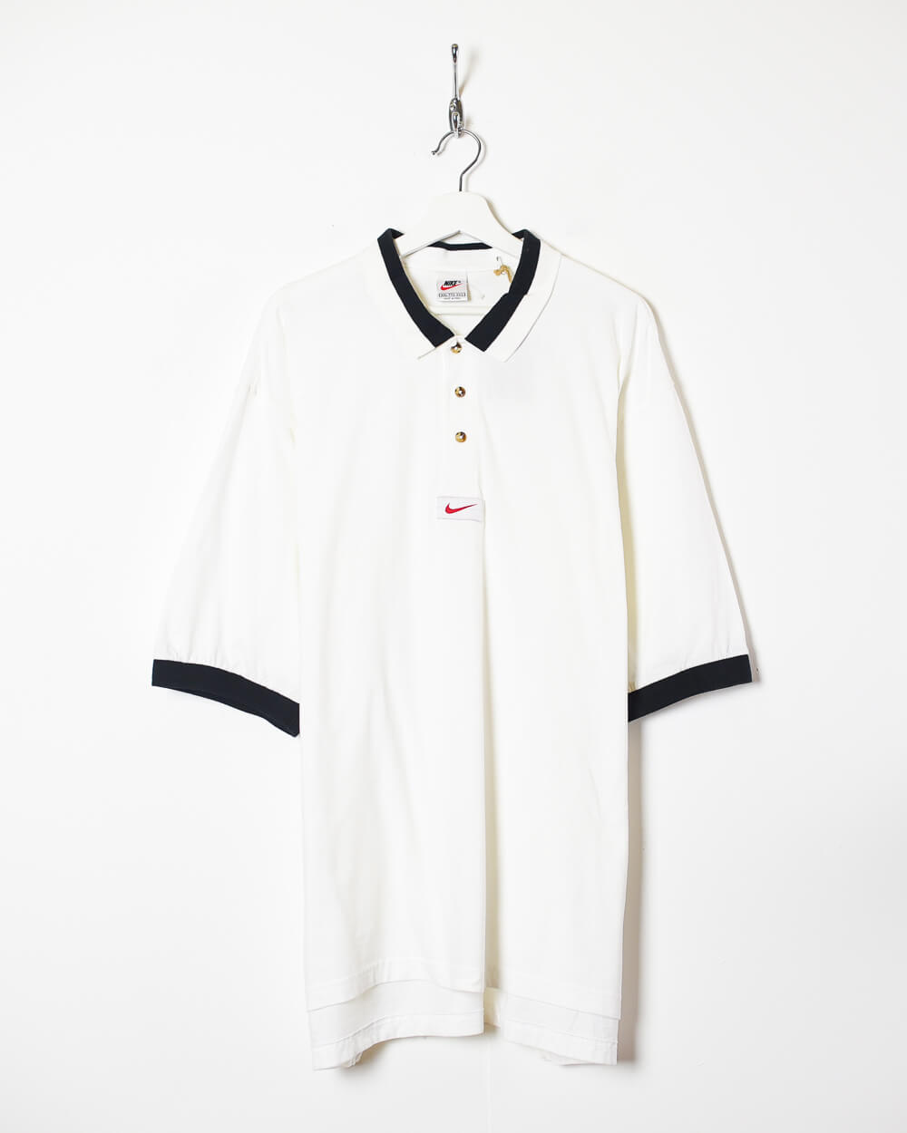 White Nike Polo Shirt - XX-Large