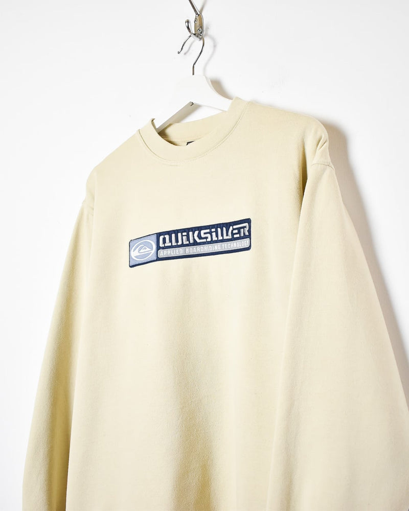 Neutral Quiksilver Sweatshirt - Small