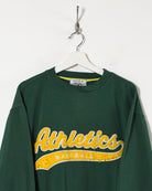 Green Starter Athletics Baseball Sweatshirt - Small