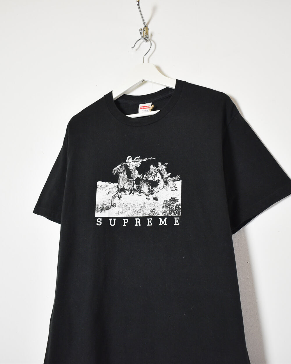 Black Supreme 'Riders' T-Shirt - Medium