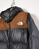 Black The North Face Hooded Nuptse 700 LTD Down Puffer Jacket - Small
