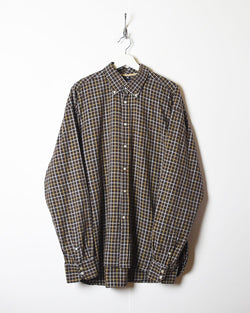 Brown Tommy Hilfiger Checked Shirt - XX-Large
