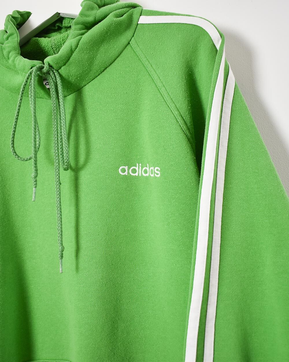 Green Adidas Hoodie - Medium