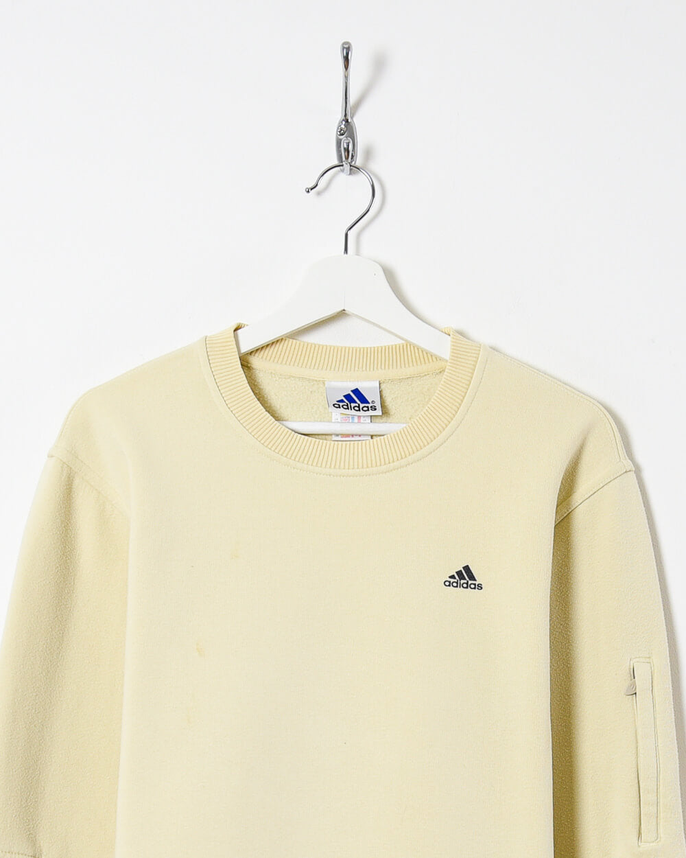 Neutral Adidas Sweatshirt - Small