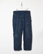 Navy Carhartt Carpenter Jeans - W36 L32