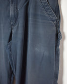 Navy Carhartt Carpenter Jeans - W36 L32