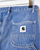Navy Carhartt WIP Carpenter Boyfriend Jeans - W25 L28