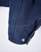 Navy Carhartt Workwear Flannel Lined Detroit Jacket - Medium