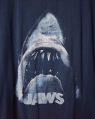 Navy Jaws Graphic T-Shirt - Medium