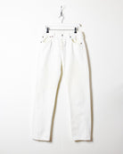 White Levi's 501 Jeans - W32 L32