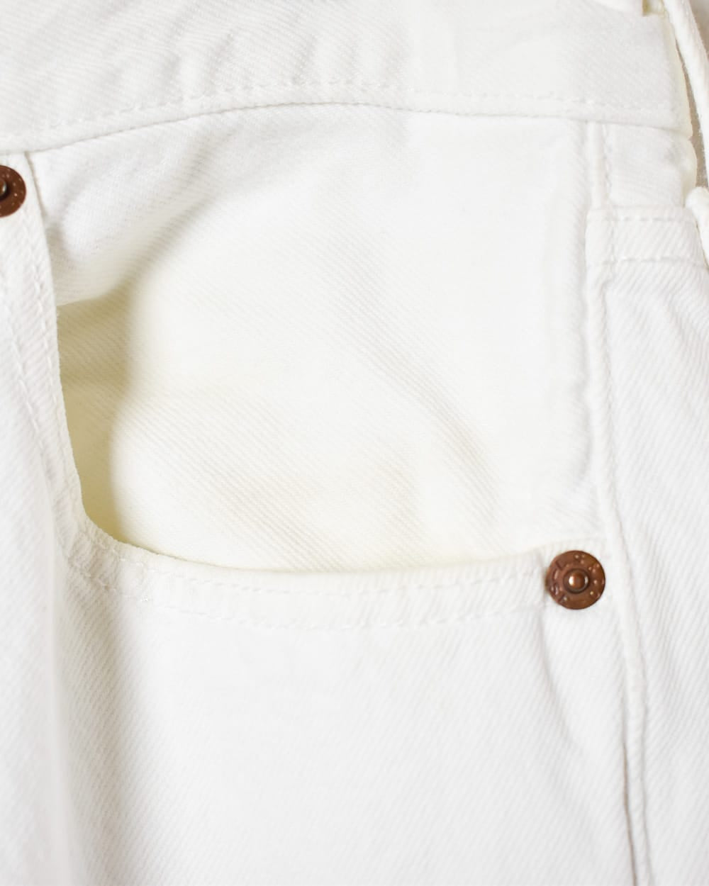 White Levi's 501 Jeans - W32 L32