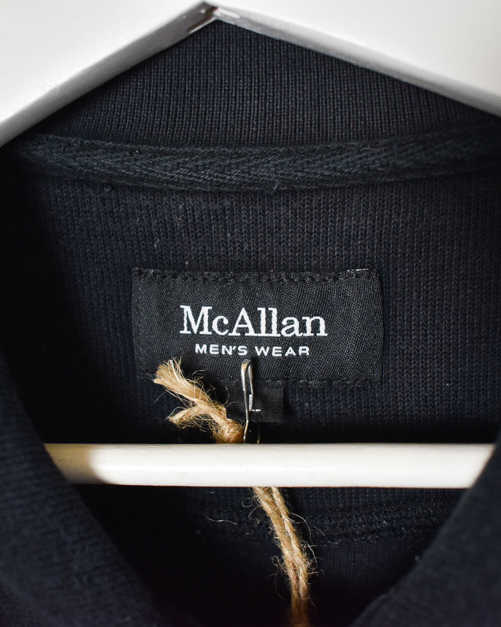 Black McAllan Collared Shirt - Medium
