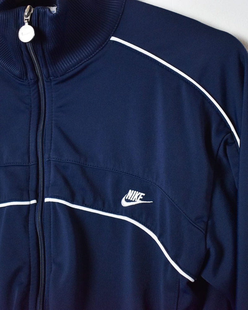 Navy Nike Tracksuit Top - X-Small