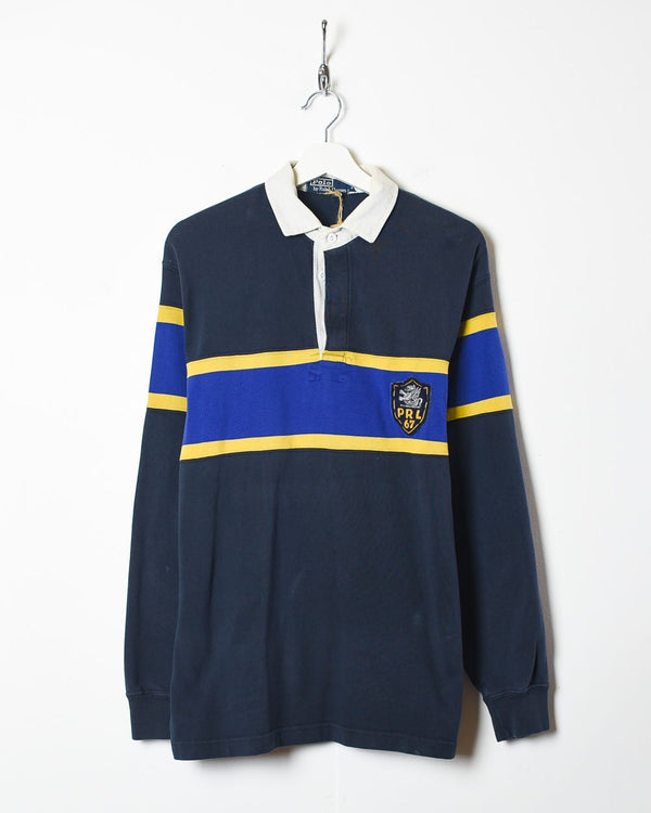 Navy Polo Ralph Lauren Rugby Shirt - Large
