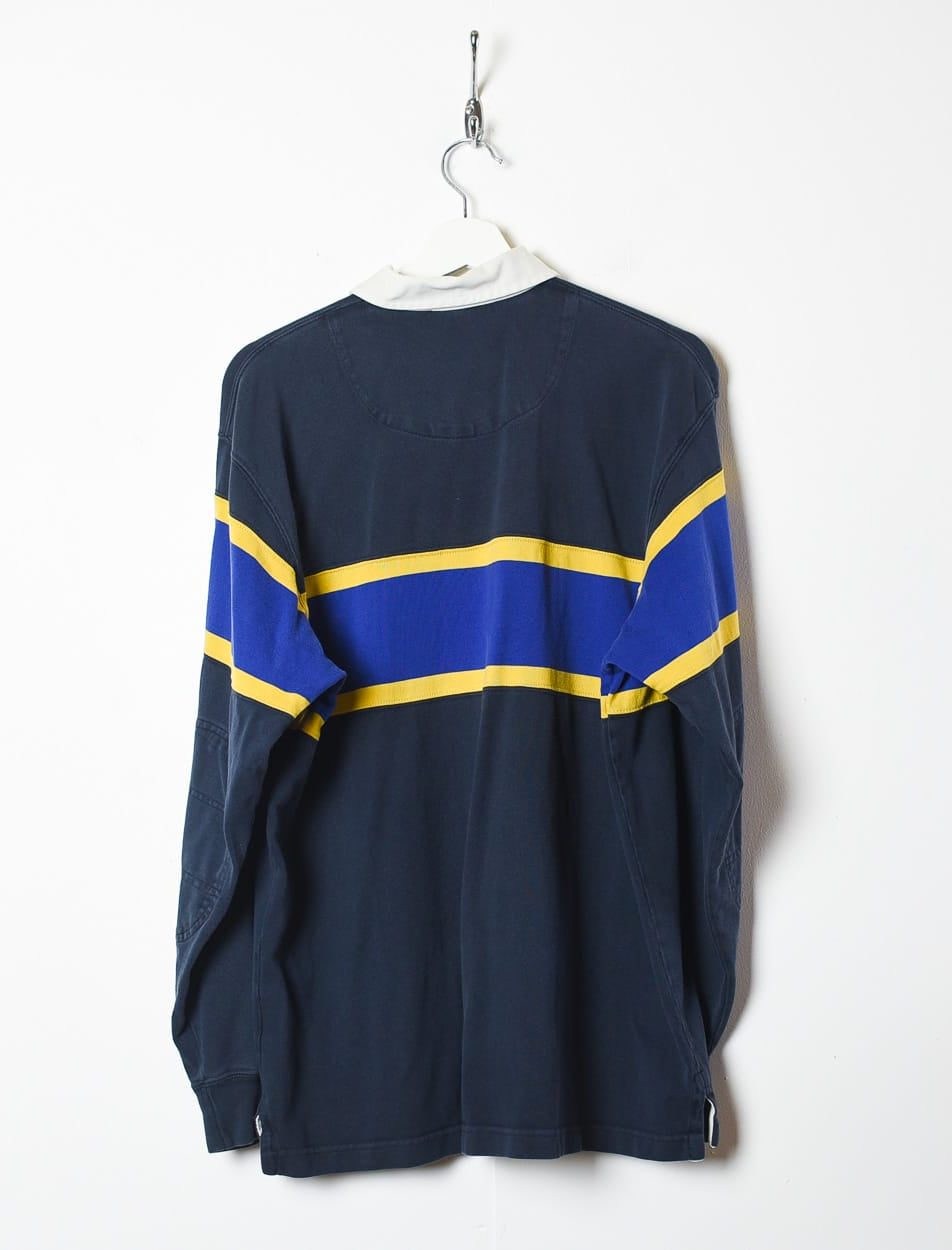 Navy Polo Ralph Lauren Rugby Shirt - Large