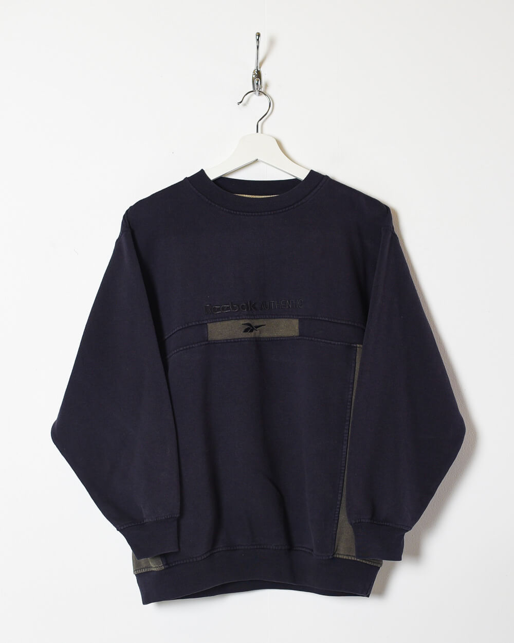Navy Reebok Authentic Sweatshirt - Small