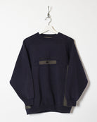 Navy Reebok Authentic Sweatshirt - Small