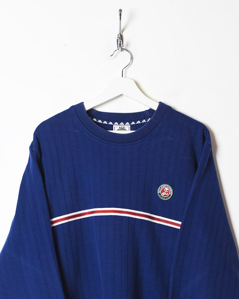 Navy Rolamd Garros Sweatshirt - Medium