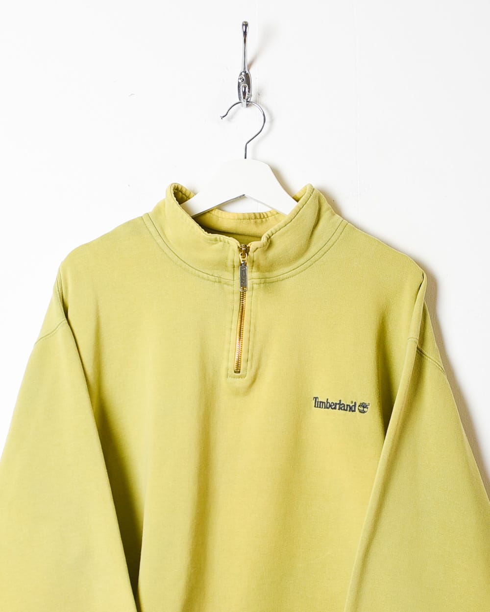 Neutral Timberland 1/4 Zip Sweatshirt - Large
