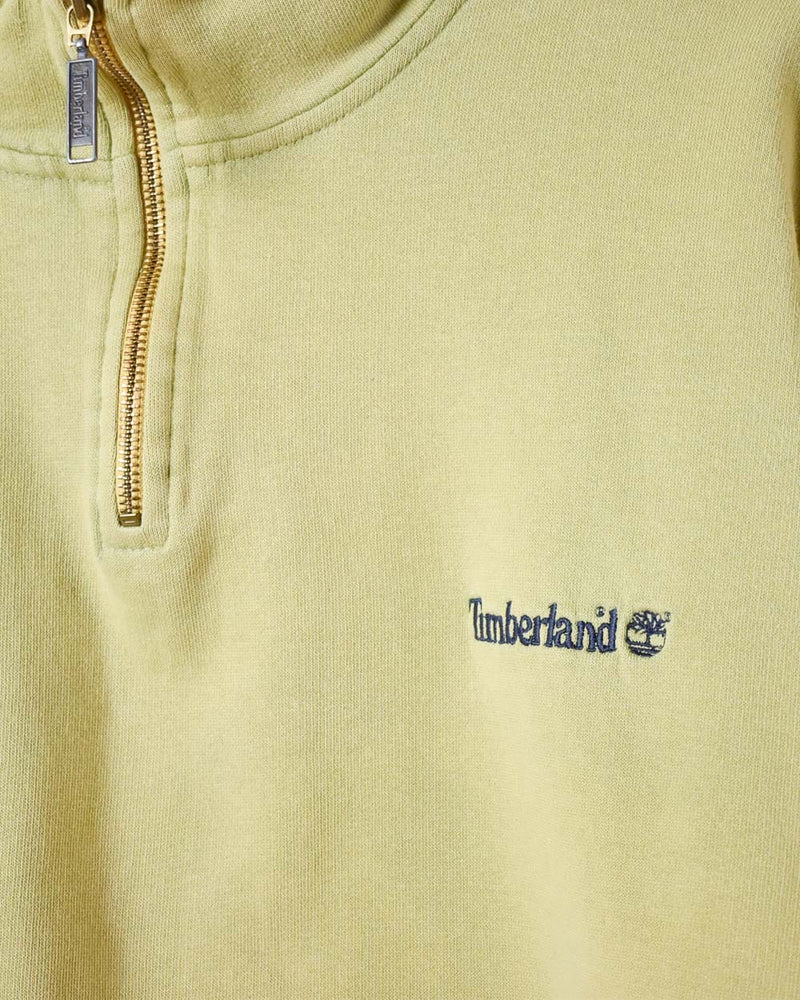 Neutral Timberland 1/4 Zip Sweatshirt - Large