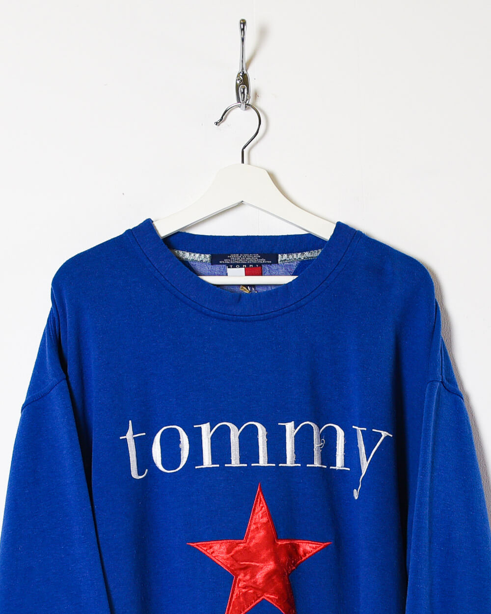 Blue Tommy Jeans Sweatshirt - Large