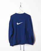 Navy Nike Zip-Through Sweatshirt - Large Women's