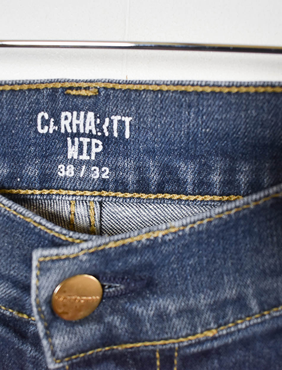 Navy Carhartt WIP Jeans - W38 L32