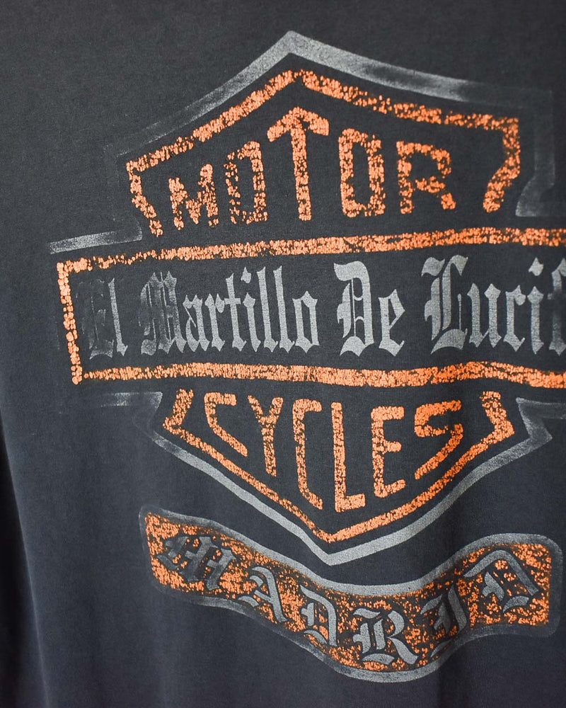 Black El Martillo De Lucifer Motor Cycles T-Shirt - Medium