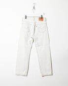 White Levi's USA 501 Jeans - W34 L30