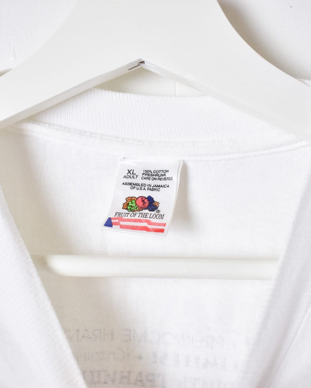 White Nacel Discover A World Without Boundaries Single Stitch T-Shirt - X-Large