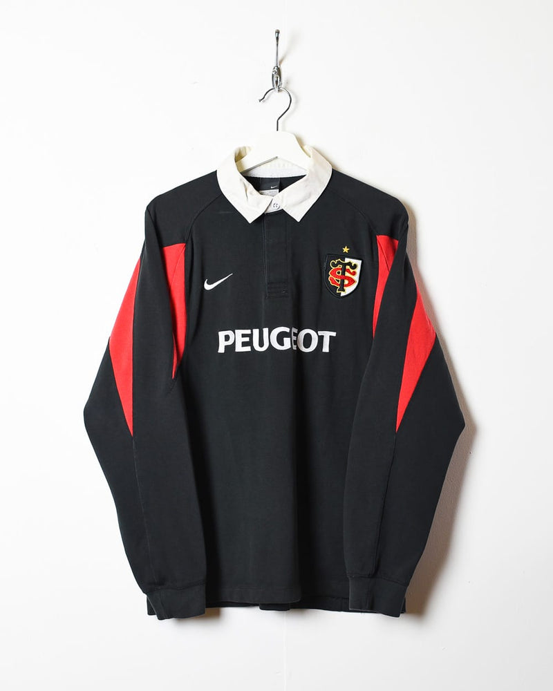 Black Nike State Toulouse Rugby Shirt - Large