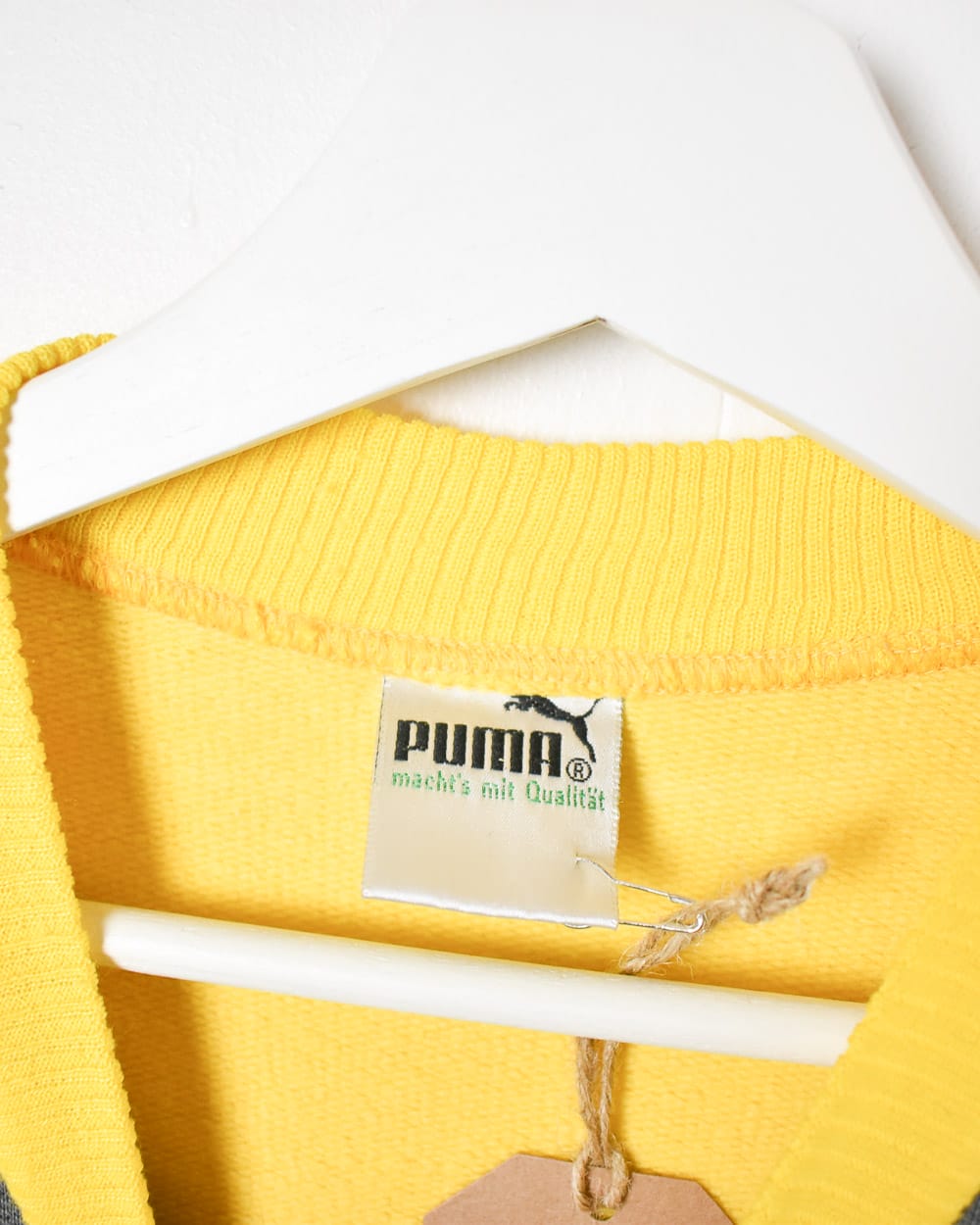 Yellow Puma Sweatshirt - Medium