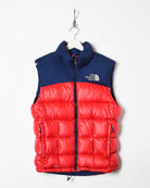 Red The North Face 700 Down Gilet - Small