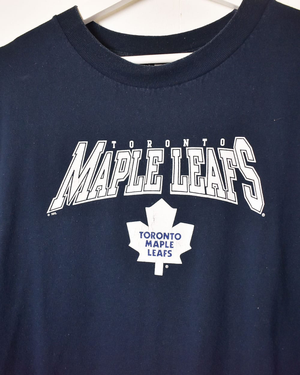 Navy Toronto Maple Leafs T-Shirt - Large