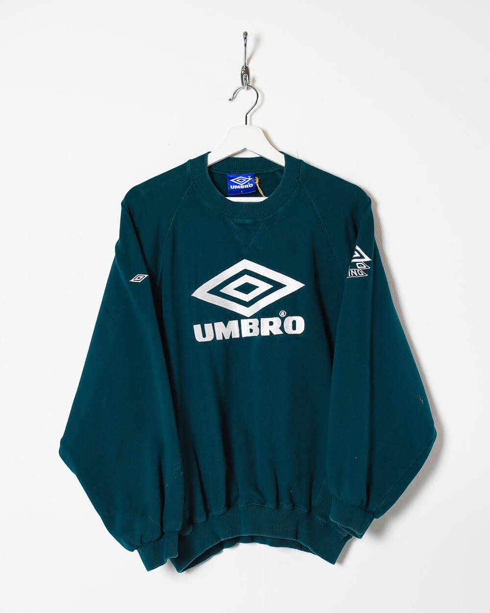 Vintage 90s Cotton Mix Green Umbro Sweatshirt - Medium – Domno Vintage