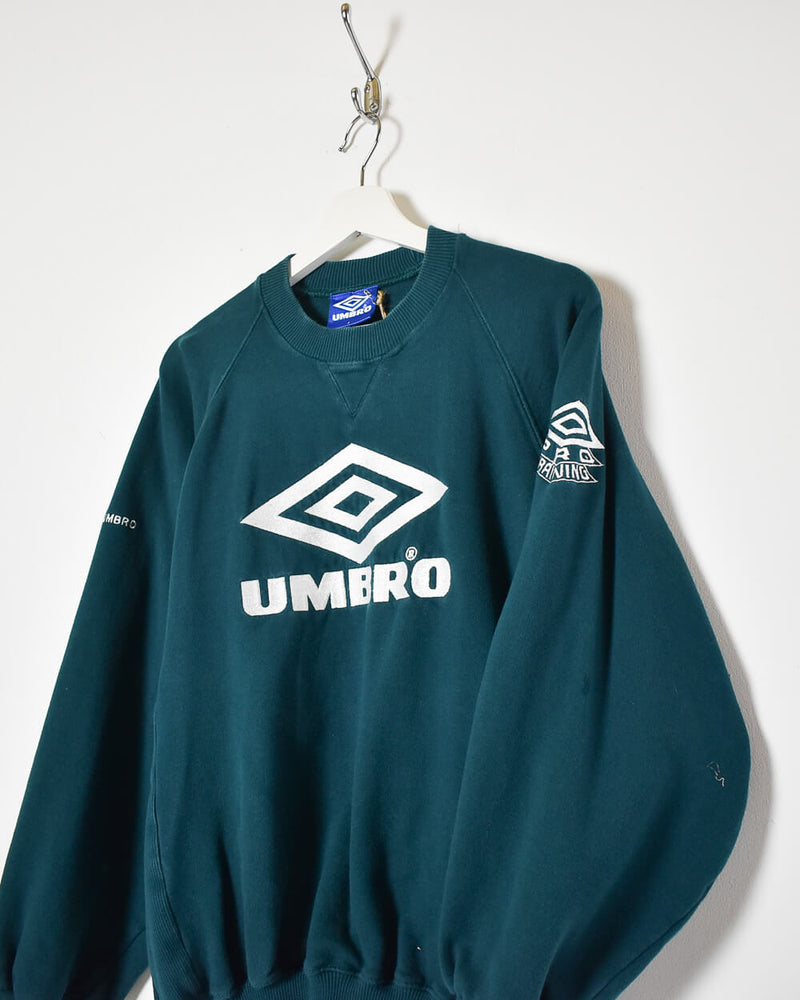 creëren programma raken Vintage 90s Cotton Mix Green Umbro Sweatshirt - Medium– Domno Vintage