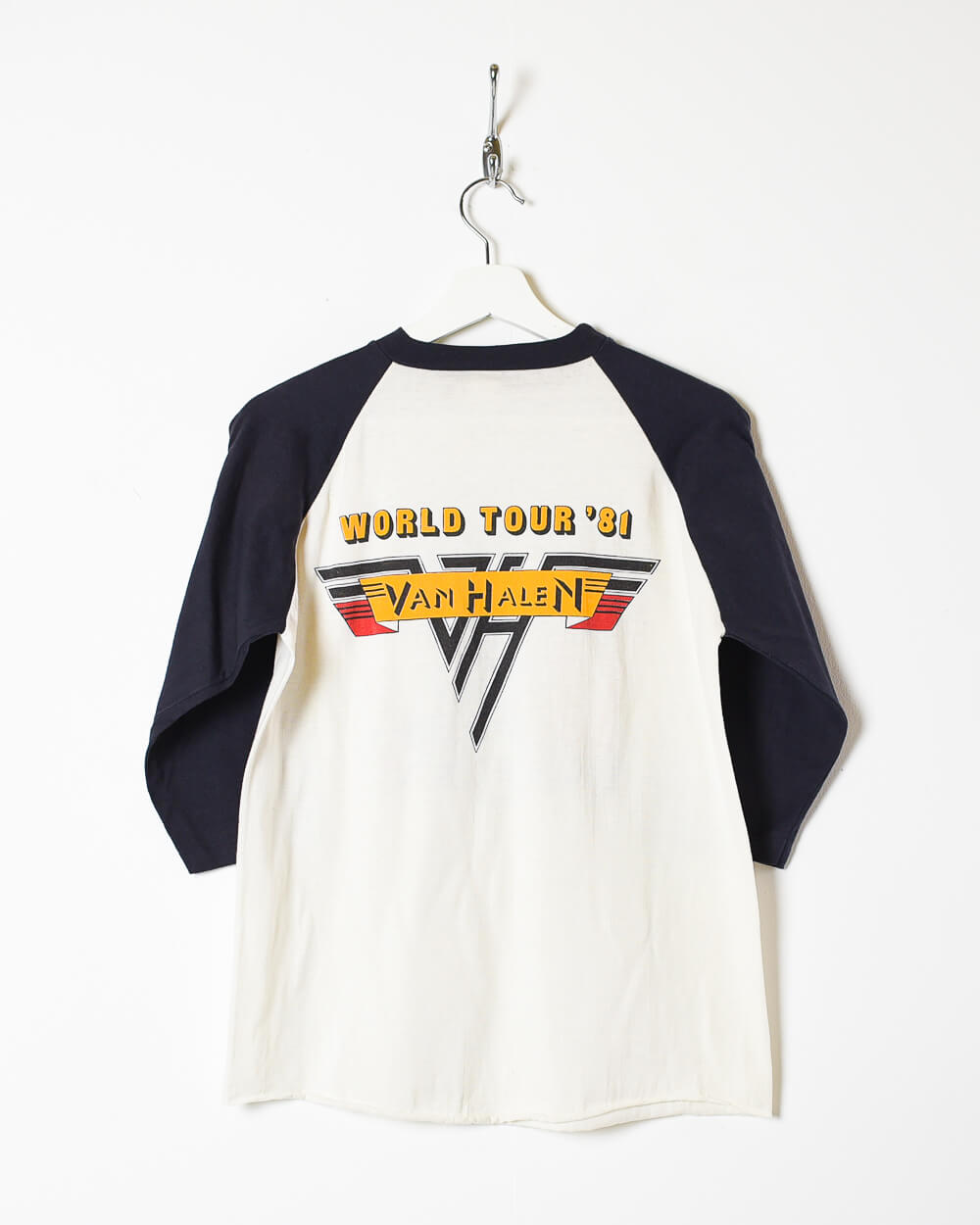 White Van Halen Worldwide Tour 1981 T-Shirt - Small