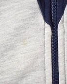 Navy Adidas Zip-Through Sweatshirt - Large
