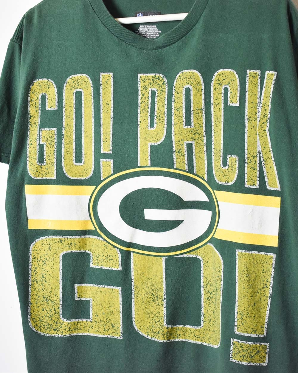 Green Green Bay Packers T-Shirt - Small