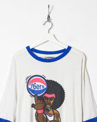 White NBA Philidelphia 76ers T-Shirt - XX-Large