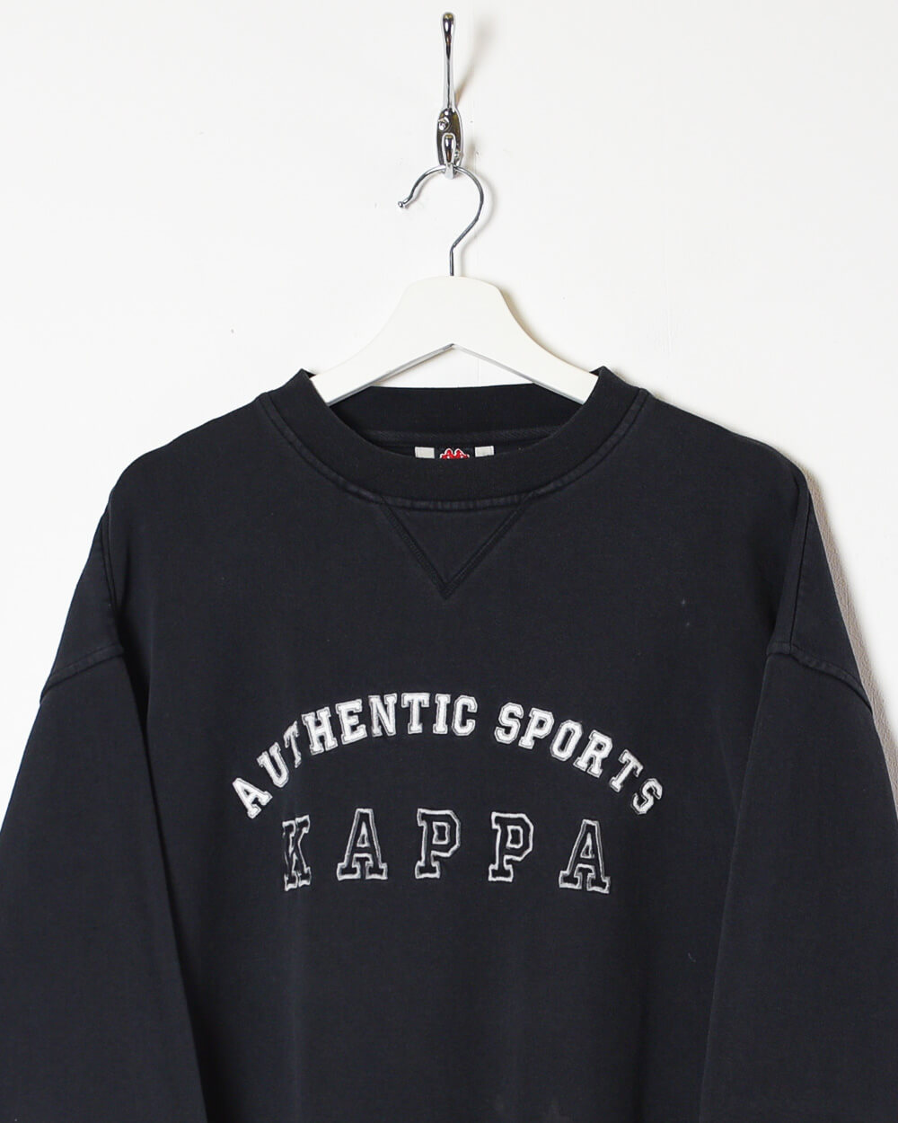 Black Kappa Authentic Sports Sweatshirt - X-Large