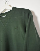 Green Lacoste Overdyed Sweatshirt - Small