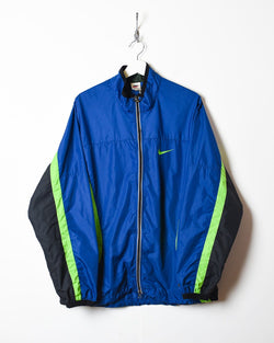 Blue Nike Windbreaker Jacket - Large