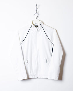 White Nike Windbreaker Jacket - Small Women's