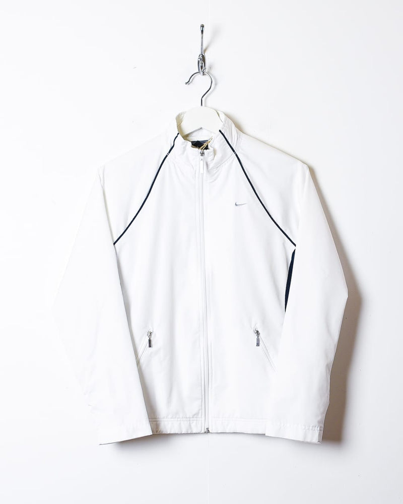 White Nike Windbreaker Jacket - Small Women's