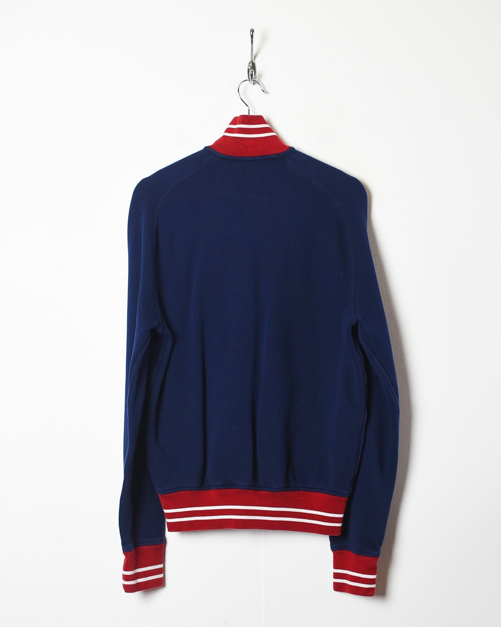 Navy Polo Ralph Lauren Zip-Through Sweatshirt - Small