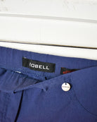 Navy Robell Elasticated Trousers - Medium Women's