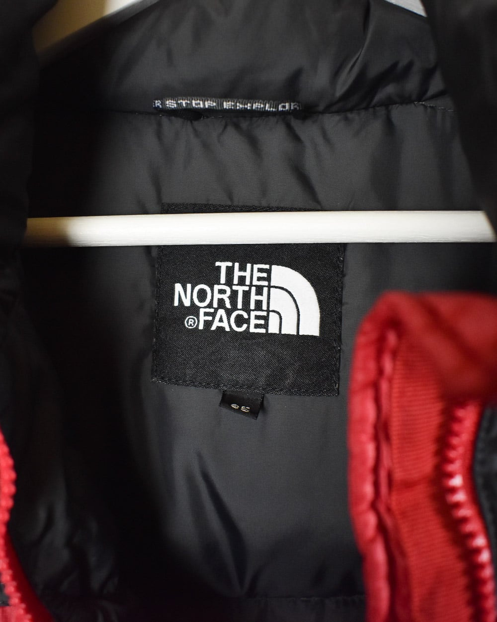 Red The North Face Nuptse 700 Down Puffer Jacket - X-Small