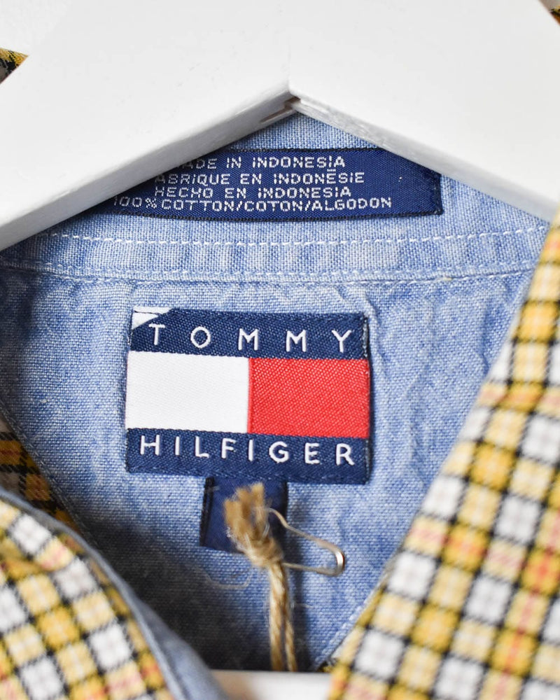 Neutral Tommy Hilfiger Checked Shirt - Large