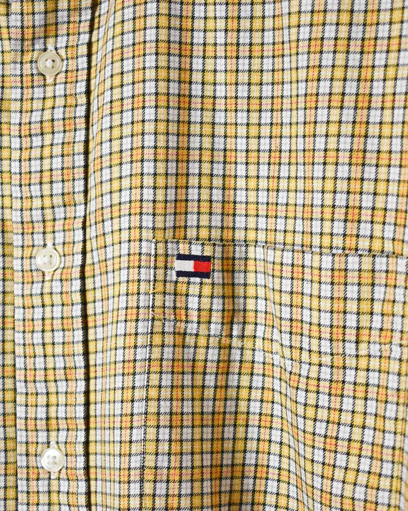 Neutral Tommy Hilfiger Checked Shirt - Large